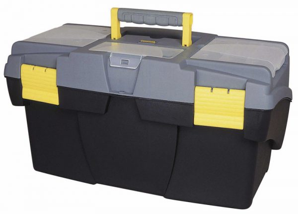Stanley 92-039 16"ΑΝΑΔΙΠΛΟΥΜΕΝΗ ΕΡΓΑΛΕΙΟΘΗΚΗ Mega™ΜΕ 2 ΔΙΣΚΟΥΣ ΚΑΙ ΑΝΑΣΥΡΟΜΕΝΕΣ ΤΑΜΠΑΚΙΕΡΕΣ
