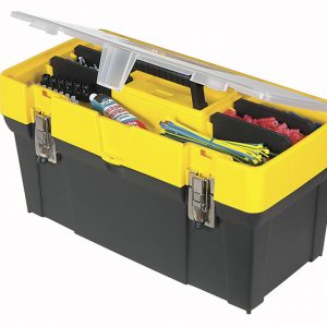 Stanley 93-285 19”/48cm ΕΡΓΑΛΕΙΟΘΗΚΗ ΜΕ ΔΙΑΦΑΝΕΣ ΚΑΠΑΚΙ ΚΑΙ ΤΑΜΠΑΚΙΕΡΑ